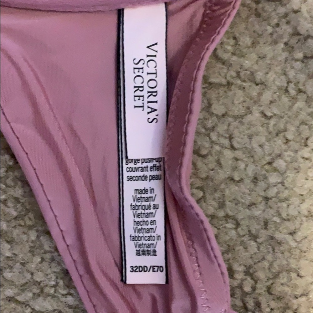 Padded pink bra from Victoria secrets